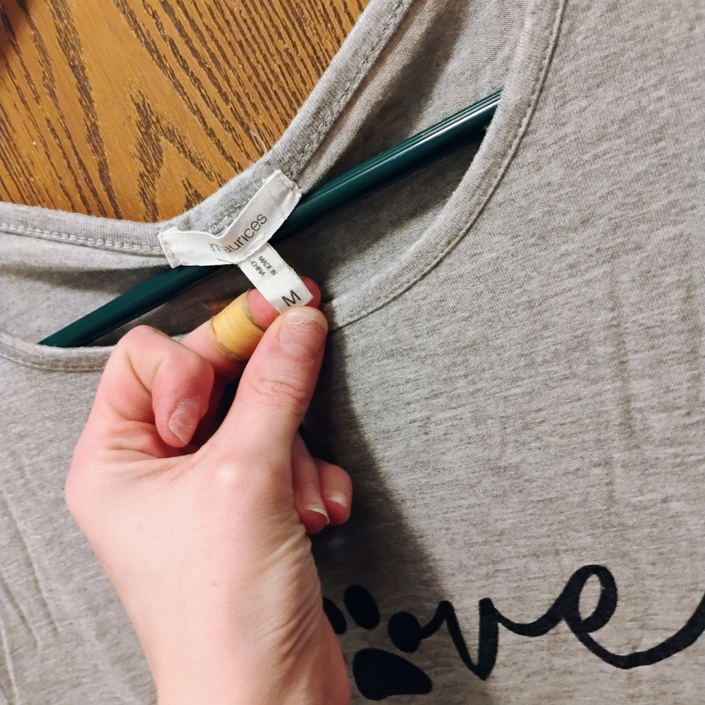 Maurices Gray Short Sleeve Tee